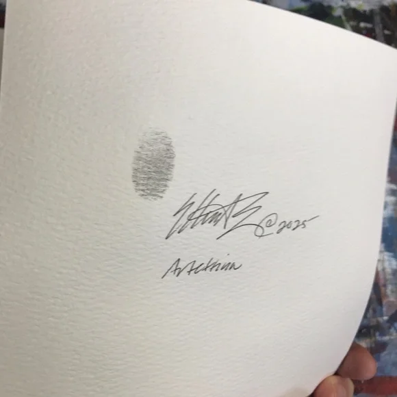 Original Watercolor Painting Blue heron art Birds Flight Home decor Artettina - Picture 5 of 7